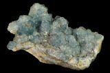Blue Fluorite Crystals on Quartz - Fluorescent! #142386-1